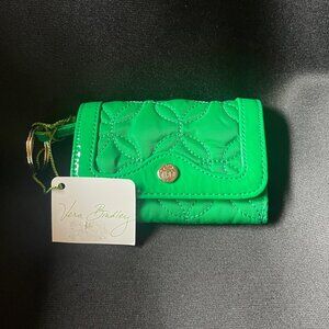 NWT Vera Bradley Green Mini Wallet